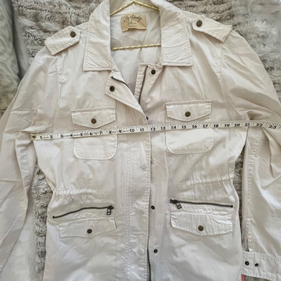 Lily Aldridge for VELVET, light weight jacket, off white, 100% cotton - Picture 8 of 9